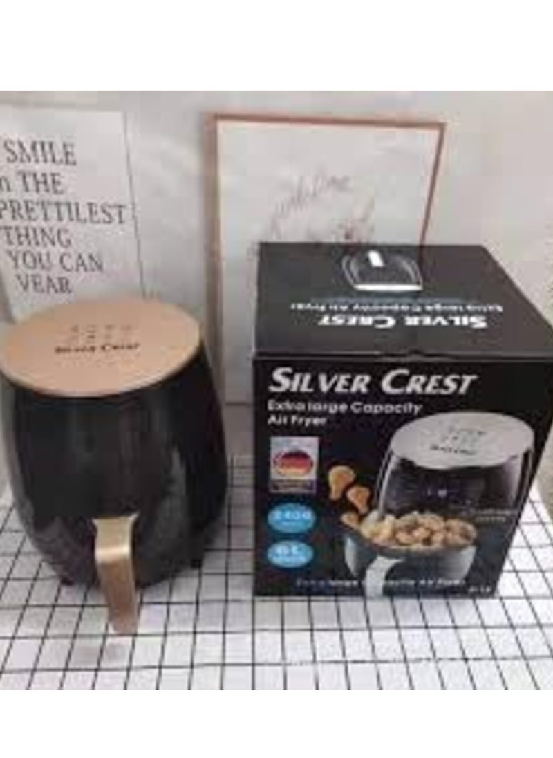 SILVER CREST 6L Oil-Free Electric Air Fryer – Large Capacity Non-Stick Fryer for French Fries, Sweet Potatoes & More – Fat Reduction & Preset Cooking for 4-5 People  - Image 5