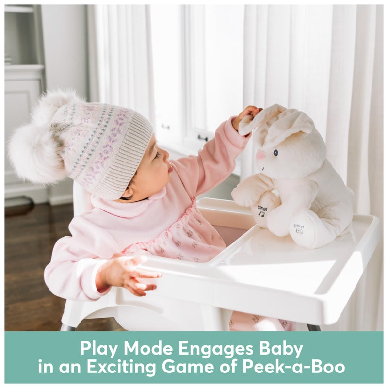 GUND Baby Flora The Bunny Animated Plush, Singing Stuffed Animal Toy for Ages 0 and Up, Cream, 12" (Styles May Vary) - Image 2