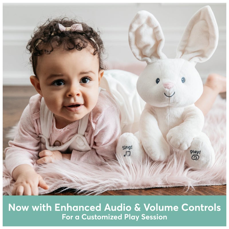 GUND Baby Flora The Bunny Animated Plush, Singing Stuffed Animal Toy for Ages 0 and Up, Cream, 12" (Styles May Vary) - Image 5