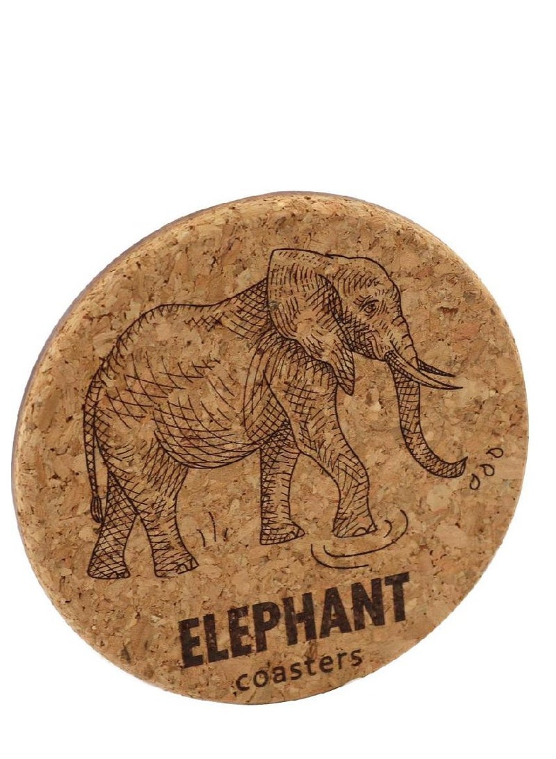 Coaster Elephant Brown