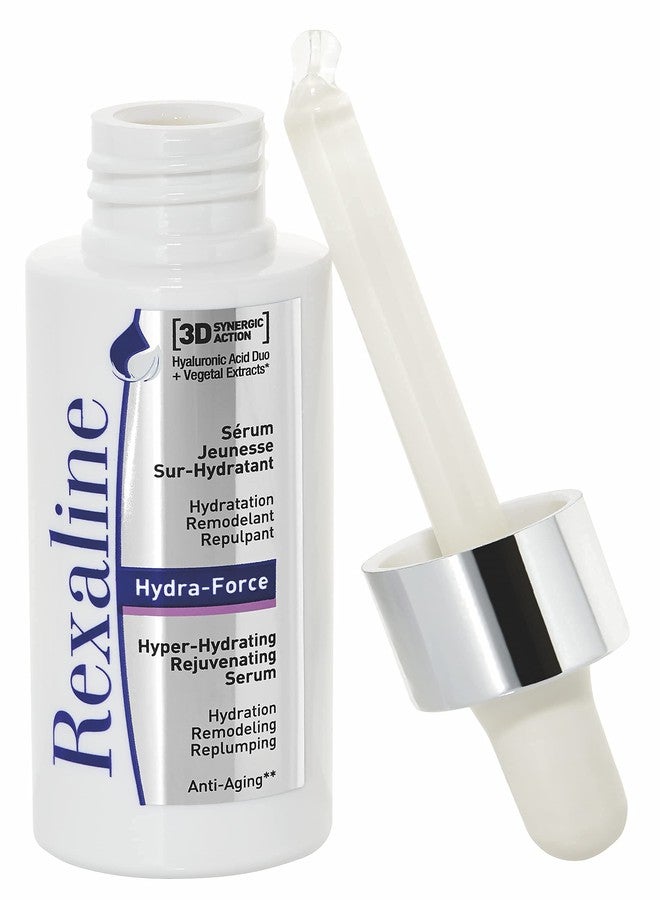 Rexaline - Hydra-Force - Hyper-Hydrating Rejuvenating Serum - Anti wrinkle and anti aging care - Plumping face serum - Hyaluronic acid duo - All skin types - Cruelty Free - Primer - 30ml - Image 4