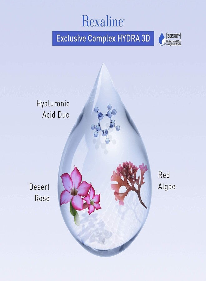 Rexaline - Hydra-Force - Hyper-Hydrating Rejuvenating Serum - Anti wrinkle and anti aging care - Plumping face serum - Hyaluronic acid duo - All skin types - Cruelty Free - Primer - 30ml - Image 3