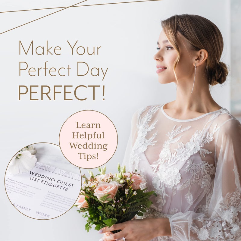 Your Perfect Day Wedding Planner Book and Organizer - Wedding Planner Book - Bridal Planning Binder with Countdown Calendar - Bride Gifts - (MARBLED) - Image 2