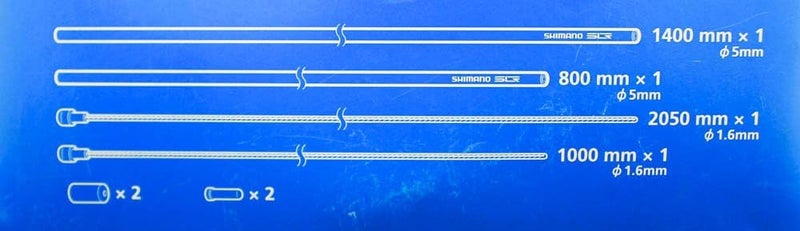 Shimano PTFE Road Brake Cable and Housing Set - Image 3
