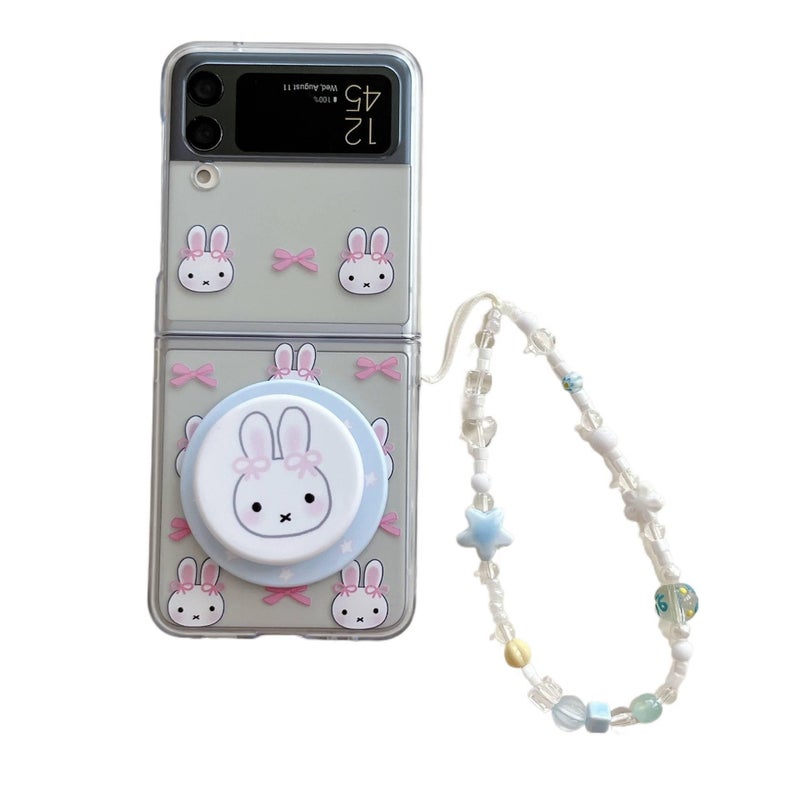 غطاء MagSafe | PC | مقاوم للصدمات لـ Samsung Galaxy Z Flip 6 | Rabbit | حماية من السقوط - Image 1