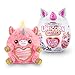 Rainbocorns Unicorn Rescue Surprise Pink by ZURU Easter Basket Stuffers Collectible Plush Stuffed Animal Egg Toys Sticker Pack Magical Slime Headband Ages 3 DJ The Unicorn Plush - Image 4