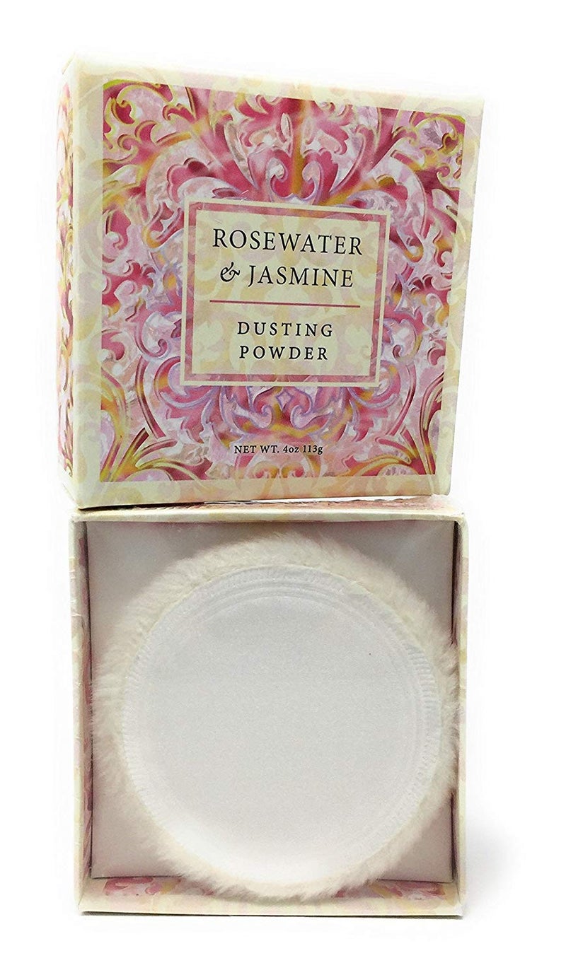 Greenwich Bay Trading Co. Dusting Powder, 4 Ounce, Rosewater & Jasmine - 2 PACK - Image 2