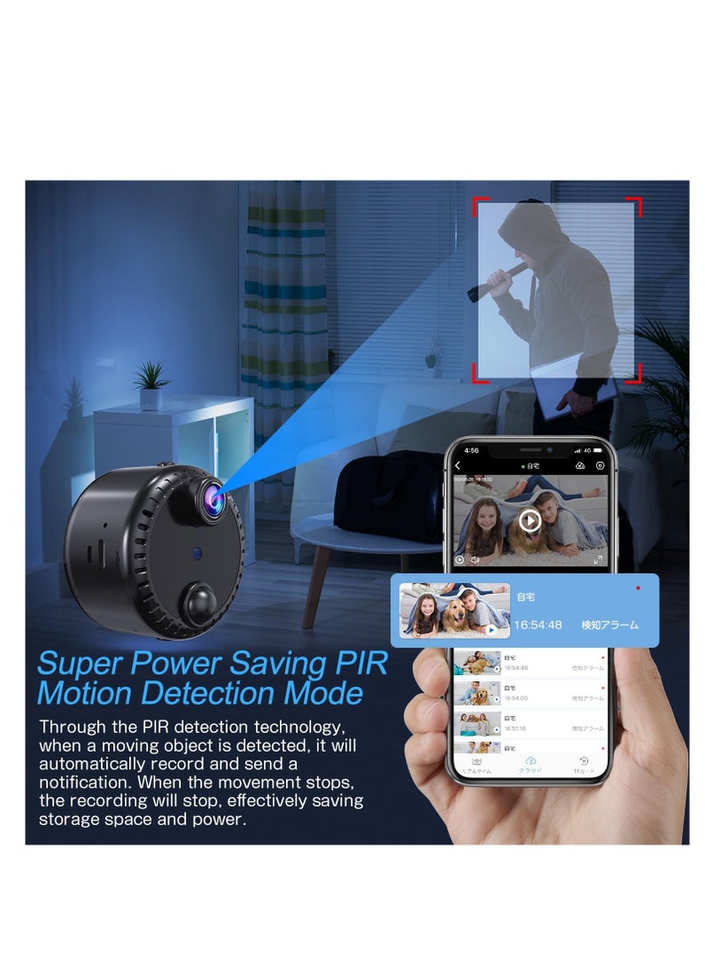 Excefore Wireless WI-FI Camera, 4K Camera, with Audio and Video 160°Wide Motion Detection and Night Vision Take Pictures, for Office, Meeting Recording, Home, Pet, Drones - Image 4