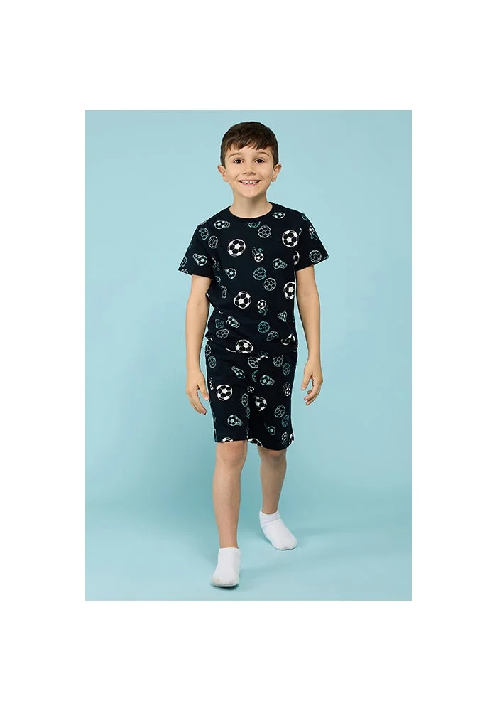 أر أند بي Printed Shorts Pyjama Set