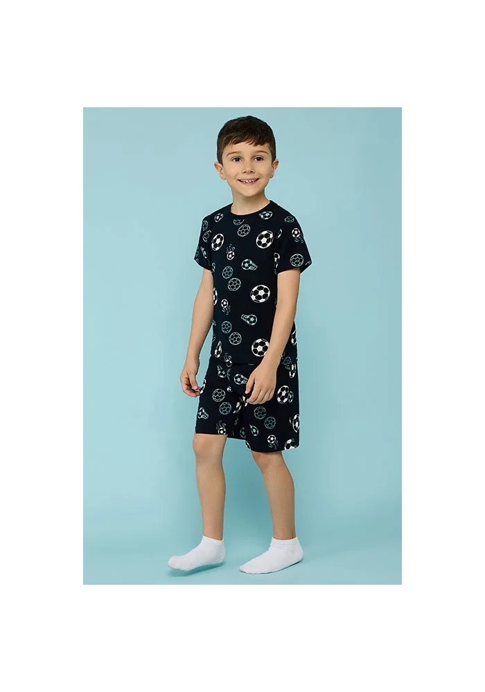 أر أند بي Printed Shorts Pyjama Set