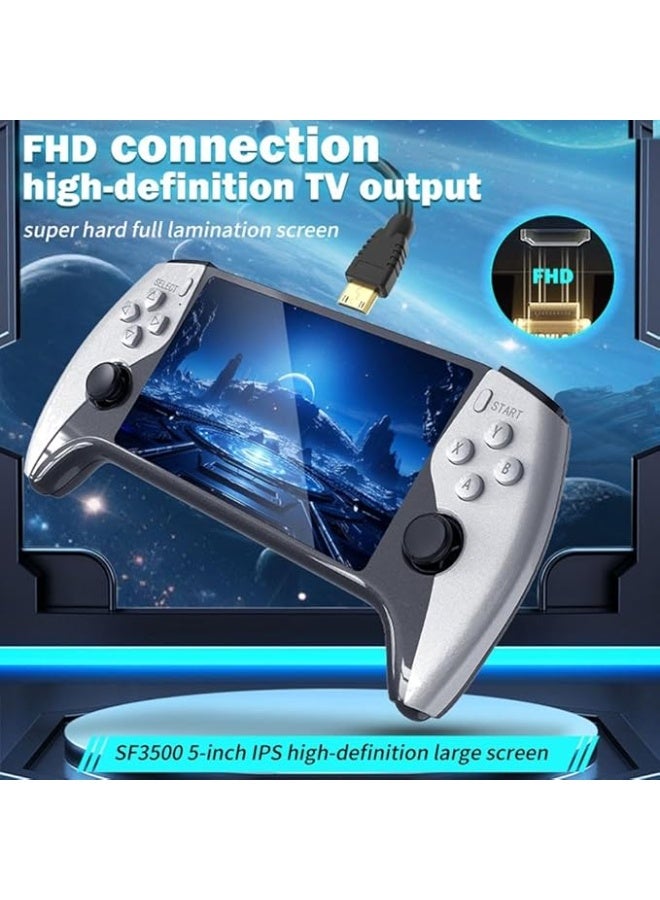 5.5-inch Retro Handheld Game Console, IPS Display, 1.2GHz Dual-Core CPU, 2GB RAM, Pre-loaded with 20,000+ Games, Supports TV Output - Image 2