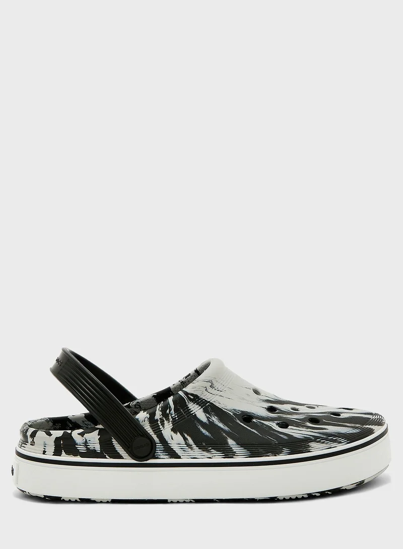 crocs Crocband Clean Marbled Clog Sandals