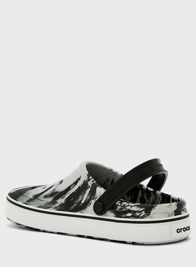 crocs Crocband Clean Marbled Clog Sandals