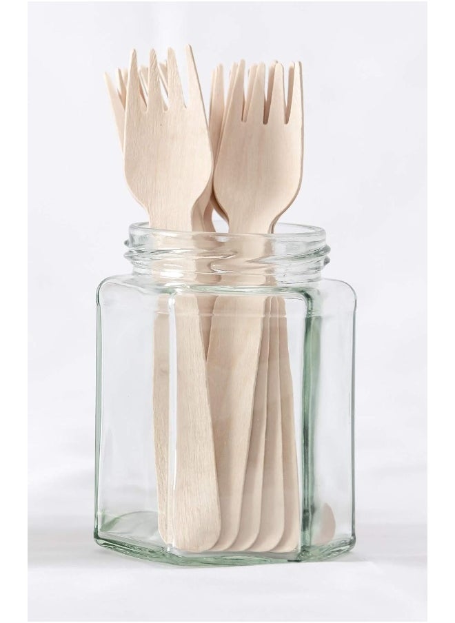Chef Aid Wooden Cutlery Pack Of 27 Forks - Fsc  - Image 3