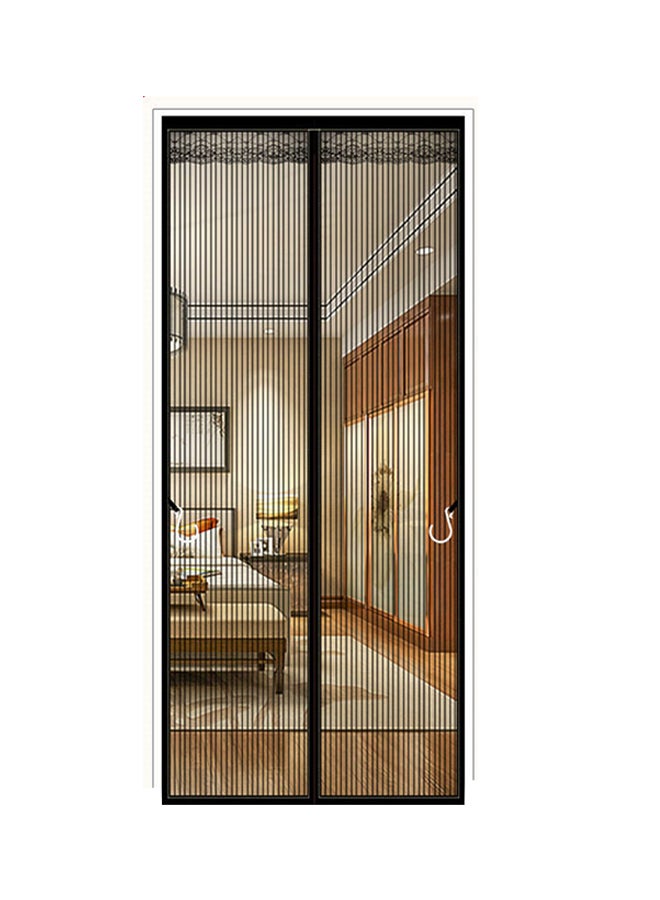 شاربدو ستارة باب، ستارة غرفة نوم غير مثقوبة مقاومة للناموس مقاس 100 × 210 سم، مقاومة للاهتراء وقابلة للغسل لديكور المنزل الحديث - Image 2