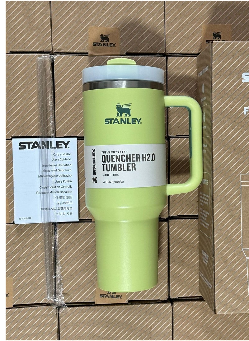 Stanley - Quencher H2.0 Stainless Steel Vacuum Insulated Tumbler with Lid and Straw for Water, Iced Tea or Coffee, Smoothie and More,  40oz/1.18L - Image 1