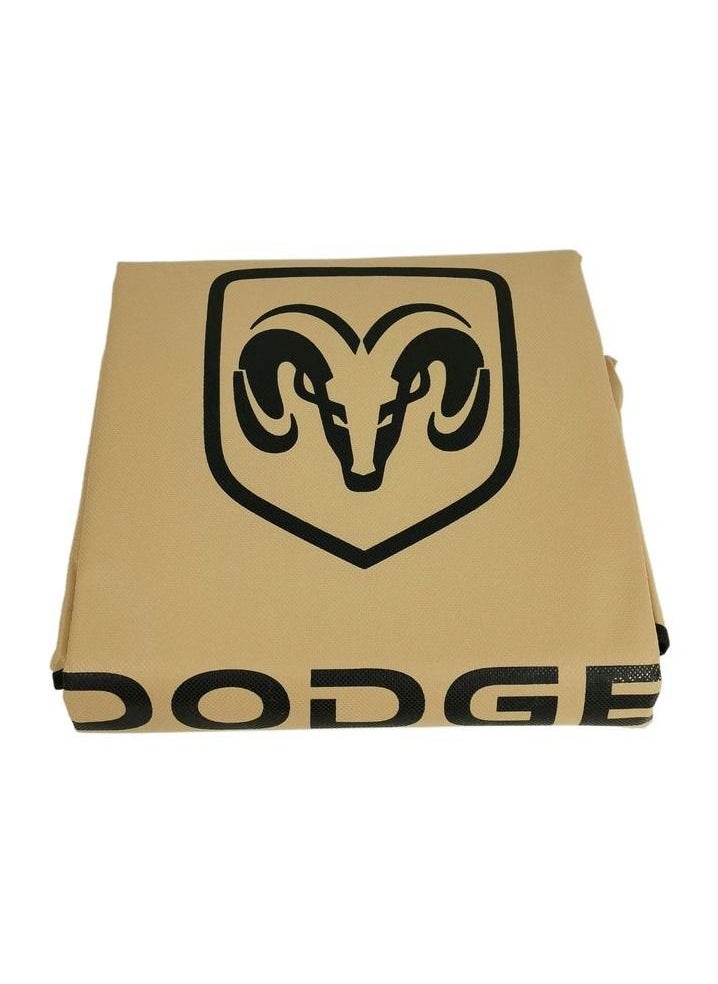 Dodge 2 Pcs Set Universal Car Seat Dust Dirt Protection Cover, Extra Protection For Your Seat,  Car Seat Cover, Beige  - Image 2