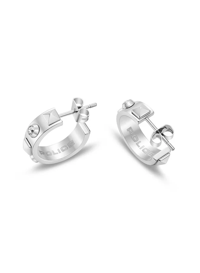 POLICE Fizzy Earrings for Women Stainless Steel with CrystalsPEJLE0001601
