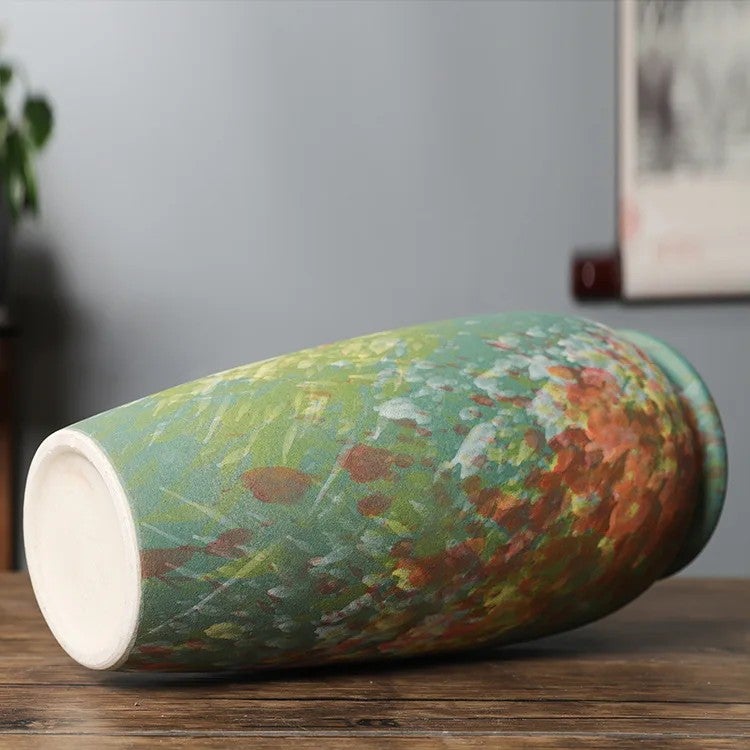 Y&D Ceramic Vase Set for Flowers - 3 Piece Decorative Table Vases - Kiln Change Glaze - Elegant Home Decor Vases - Image 5