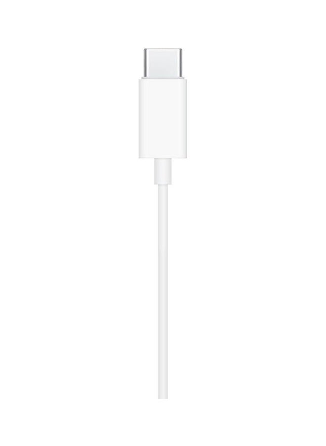 Ocean - Wired Earbuds for iPhone, Apple Earbuds USB-C, Built-in Microphone & Volume Control,No Need Bluetooth, Compatible with iPhone 15/15 Pro/15 Pro Max/15 Plus/iPad Pro and Other USB C Device, White - Image 1
