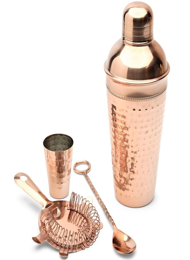 Kitchen Science Moscow Mule Mugs (Set of 2 Mugs) 18 Oz - Stand with Brass Hooks,1 8' inches bar Spoon, 1 Shot Glass, 1 Shaker, 1 Stainer - Image 3