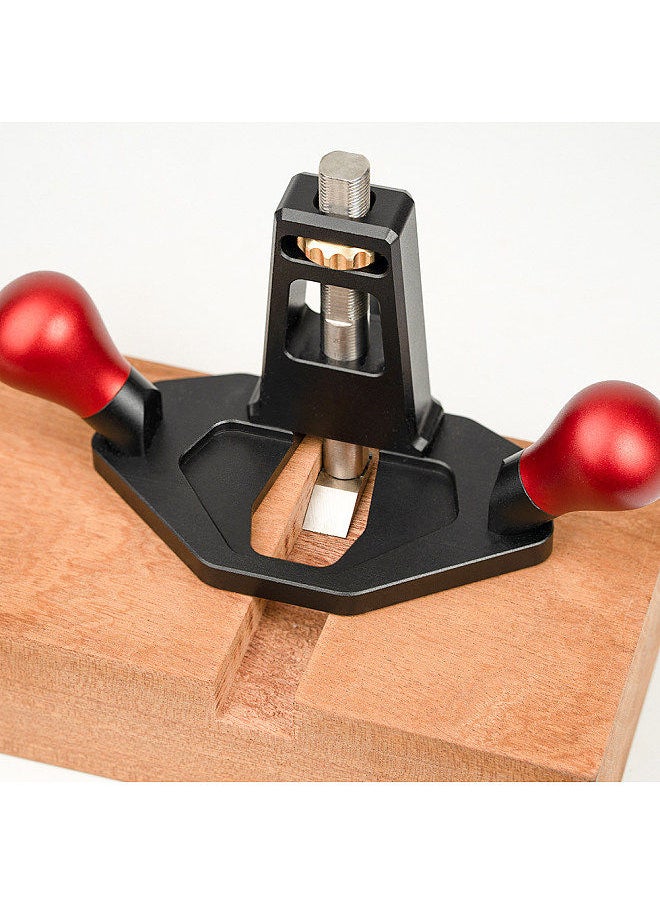 Woodworking Bottom Cleaning Planer Maching Anodized Processing Planer with Brass Nut Depth Adjustment Function