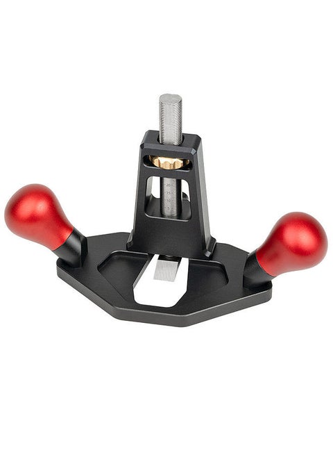 Woodworking Bottom Cleaning Planer Maching Anodized Processing Planer with Brass Nut Depth Adjustment Function