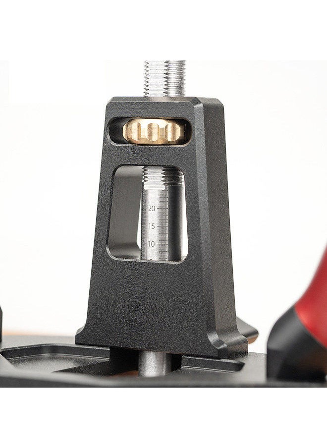 Woodworking Bottom Cleaning Planer Maching Anodized Processing Planer with Brass Nut Depth Adjustment Function