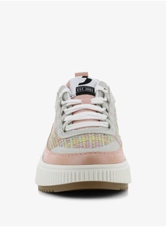 SJ Women's Textured Lace-Up Sneakers  - Image 5