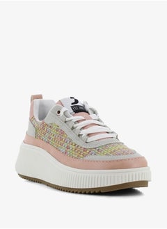 SJ Women's Textured Lace-Up Sneakers  - Image 2