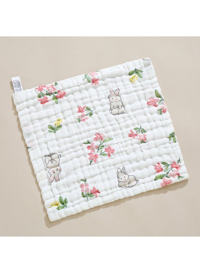 Six Layer Cotton Square Baby Class A High Density Gauze Absorbent Cartoon Printing Children's Towel Cotton
