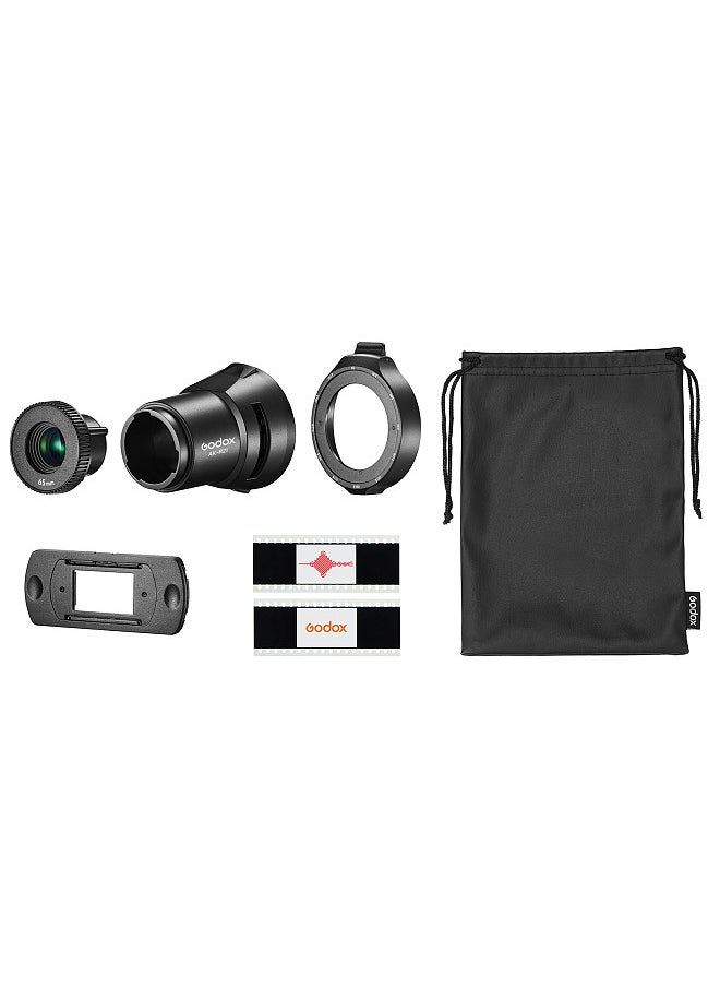 Godox - Godox AK-R21 Camera Flash Projector Set with 65mm Projection Lens + Mounting Adapter - Image 1