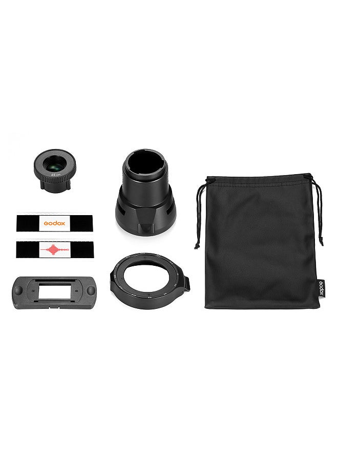 Godox - Godox AK-R21 Camera Flash Projector Set with 65mm Projection Lens + Mounting Adapter - Image 1