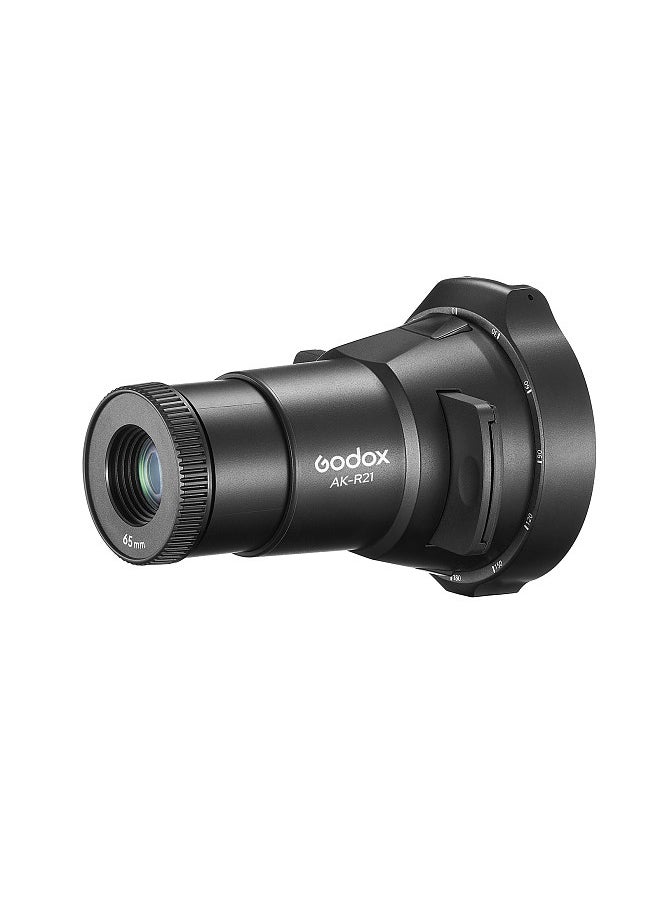 Godox - Godox AK-R21 Camera Flash Projector Set with 65mm Projection Lens + Mounting Adapter - Image 1