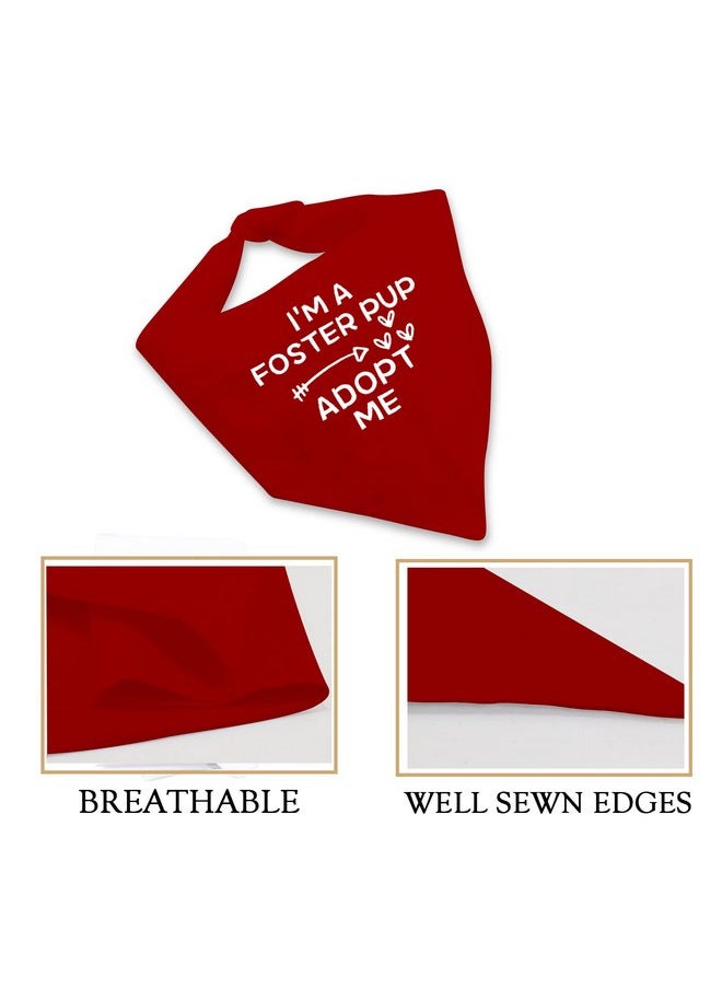 JXGZSO JXGZSO 1 Piece I'm A Foster/Shelter/Rescue Pup Adopt Me Dog Bandana Adopted Dog Bandana Adopt Me Rescue Dog Bandana (Foster pup)  - Image 3