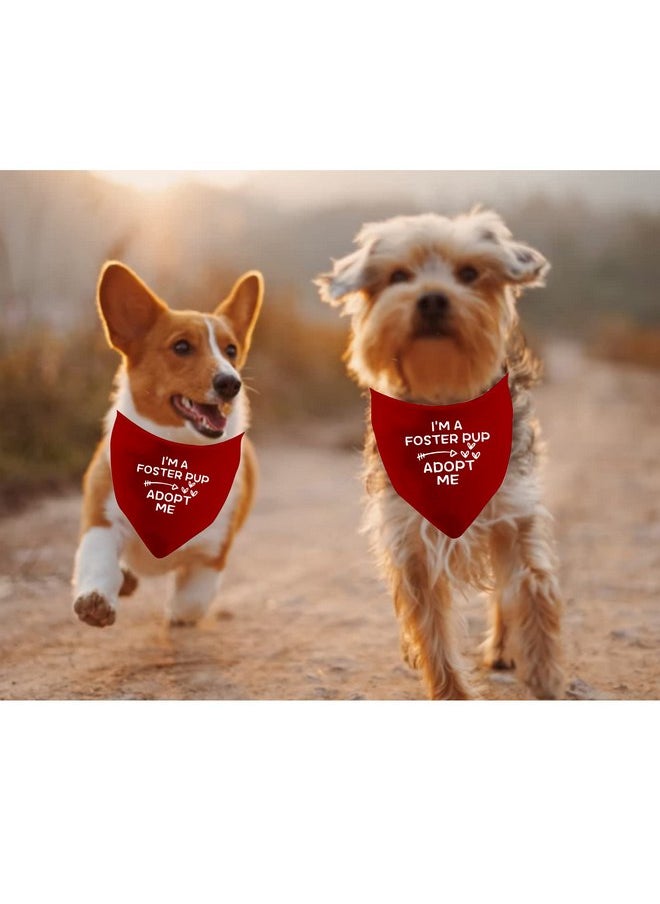 JXGZSO JXGZSO 1 Piece I'm A Foster/Shelter/Rescue Pup Adopt Me Dog Bandana Adopted Dog Bandana Adopt Me Rescue Dog Bandana (Foster pup)  - Image 4