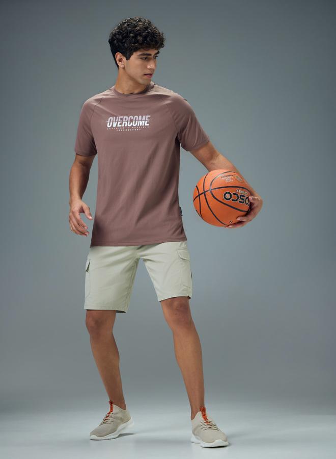 Technosport Men Typography Print Slim Fit T-Shirt - Image 3