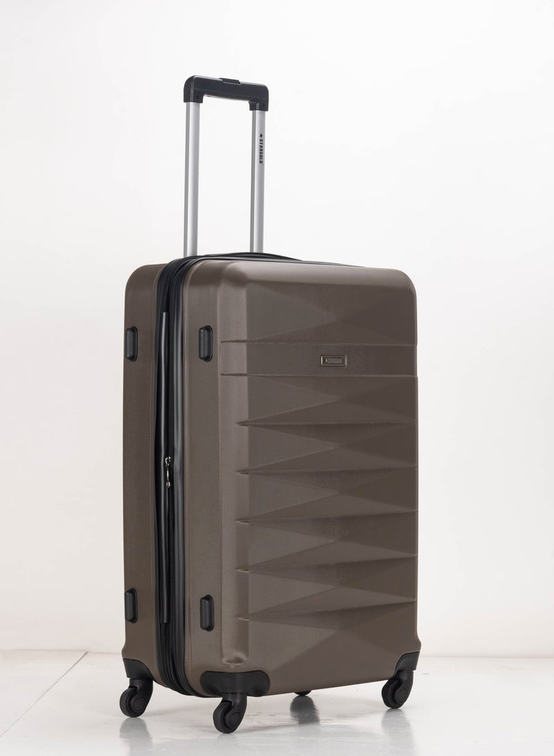 ستارجولد مجموعة أمتعة من 4 قطع، حقيبة سفر صلبة من مادة ABS مع سحاب قابل للتمدد، وعجلات دوارة 360 درجة، وقفل رقمي، وحقيبة سفر خفيفة الوزن بعجلات - Image 4