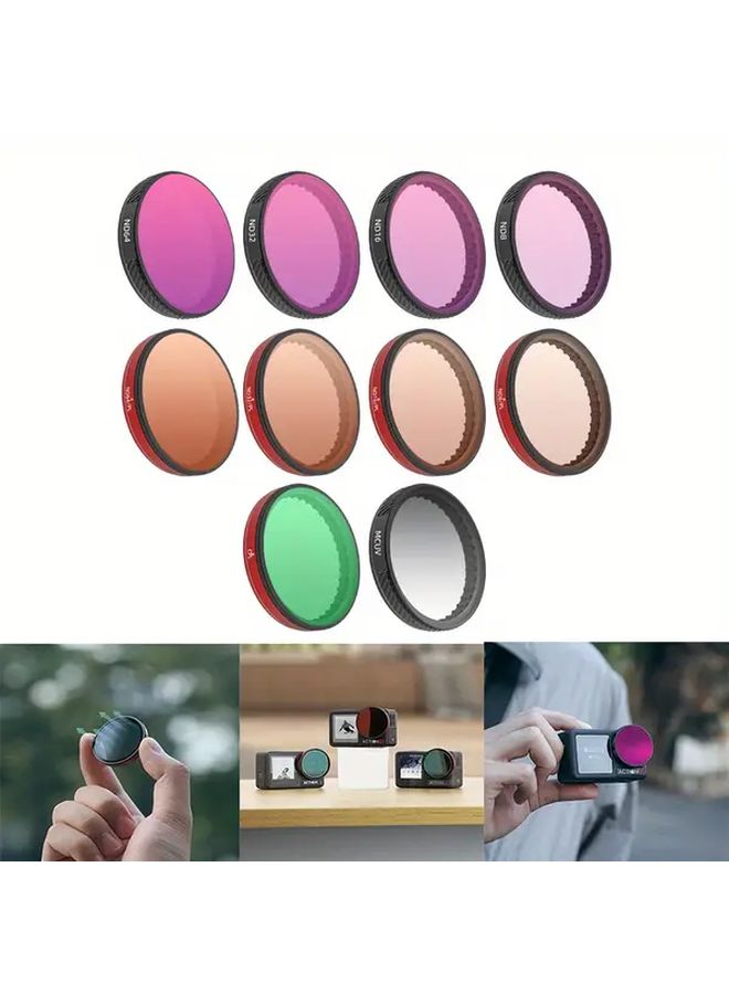 Optical Glass Lens Filter ND64 for Action Cameras UV CPL Polarizer Accessories - Image 1