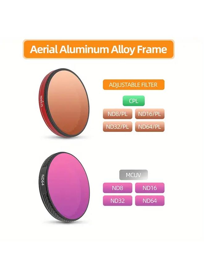 Optical Glass Lens Filter ND64 for Action Cameras UV CPL Polarizer Accessories - Image 4