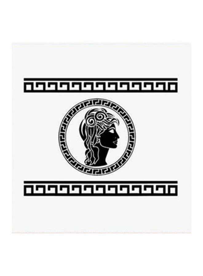 RYN Modern MDF Wall Art Black/White 30 x 5 x 30cm - Image 1