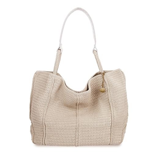 The Sak Los Feliz Large Tote Bag - Hand Crochet Handbag With Stylish Design For Everyday - Roomy, Durable, Lined Purse With Shoulder Bag Strap, Zipper Pocket for Tavel, Beach Bag - Image 1