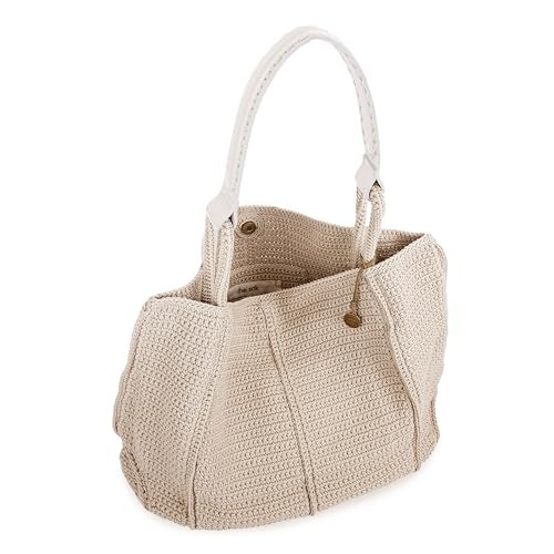 The Sak Los Feliz Large Tote Bag - Hand Crochet Handbag With Stylish Design For Everyday - Roomy, Durable, Lined Purse With Shoulder Bag Strap, Zipper Pocket for Tavel, Beach Bag - Image 3