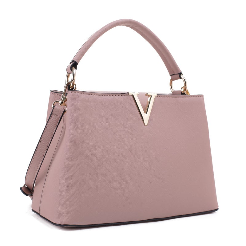 EVVE Womens Small Satchel Bag Classic Top Handle Purses Fashion Crossbody Handbags with Shoulder Strap MV