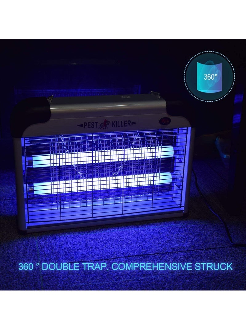 ايتي لايف صاعق كهربائي / تحكم في طارد الآفات - أقوى مصباح داخلي للأشعة فوق البنفسجية يطير الحشرات القاتل للبعوض والذباب القاتل الطارد الفخاخ مزيل الماسك إغراء الزاب يقتل البعوض (أبيض) - Image 5