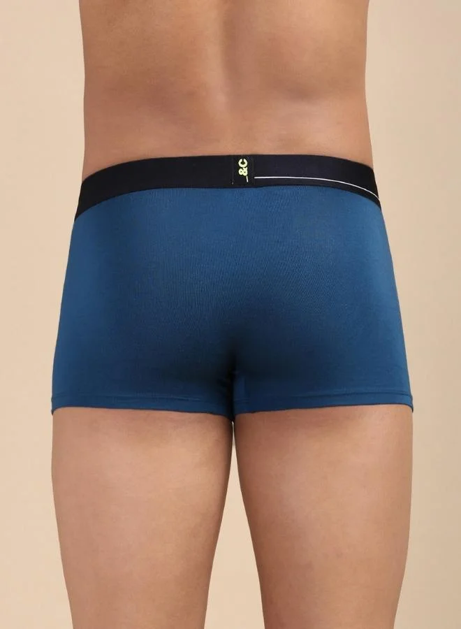 andCircus &Circus Men's Puresoft Beechwood Modal Trunk | Mens Underwear Innerwear Men Gym Underwear for Men | Blue Curacao