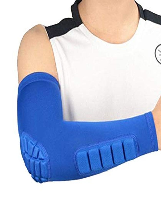 RedOak Double Honeycomb Sports Arm Sleeve Elbow Protection-Blue -XL - Image 3