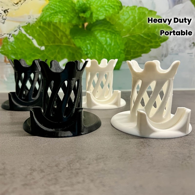 Black Glass Bottle Drying Rack With Ventilation System Compact - Image 1