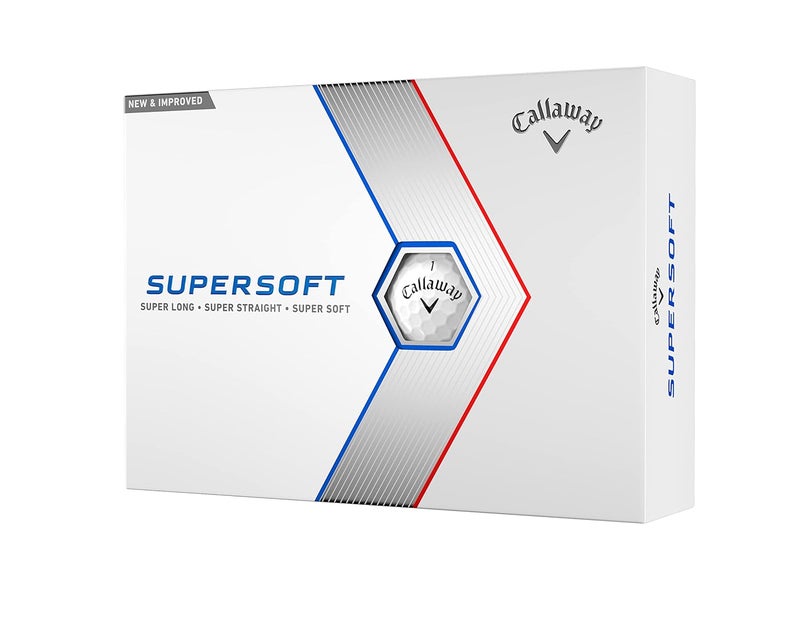 Callaway كرات جولف مطاطية فائقة النعومة 12B عبوة، بيضاء - Image 1