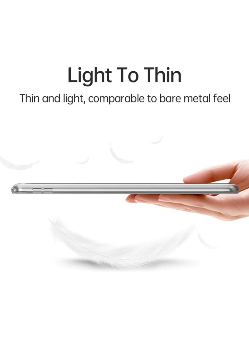 Rock Pow Clear Case For Samsung Galaxy Tab S6 Lite 10.4 inch 2024/2022/2020 Case Ultra Clear Slim Case Soft TPU Lightweight Protective Back Cover Anti Scratch Anti Slip - Image 3